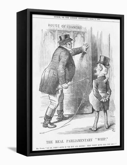 The Real Parliamentary Whip, 1884-Joseph Swain-Framed Premier Image Canvas