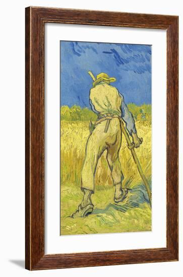 The Reaper, 1889-Vincent Van Gogh-Framed Premium Giclee Print