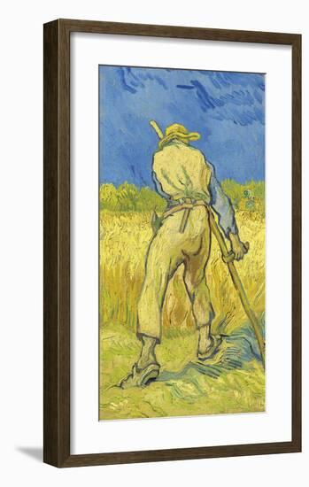 The Reaper, 1889-Vincent Van Gogh-Framed Premium Giclee Print