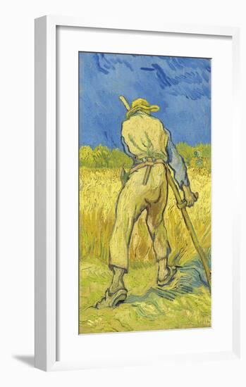 The Reaper, 1889-Vincent Van Gogh-Framed Premium Giclee Print