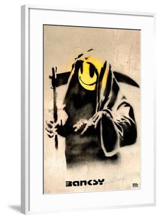 Banksy The Reaper Figurative Illustration Print Poster 24x36