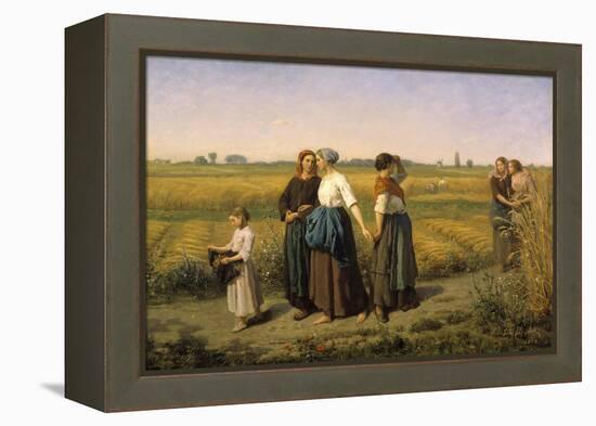 The Reapers, 1860-Jules Breton-Framed Premier Image Canvas