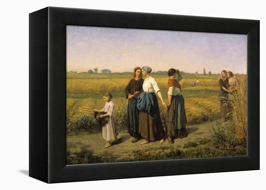 The Reapers, 1860-Jules Breton-Framed Premier Image Canvas