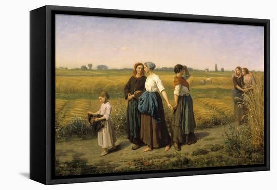 The Reapers, 1860-Jules Breton-Framed Premier Image Canvas