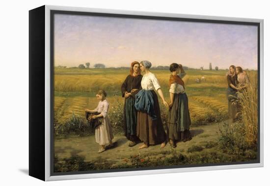 The Reapers, 1860-Jules Breton-Framed Premier Image Canvas