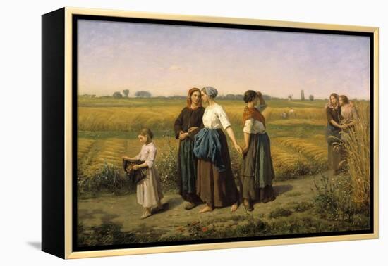 The Reapers, 1860-Jules Breton-Framed Premier Image Canvas