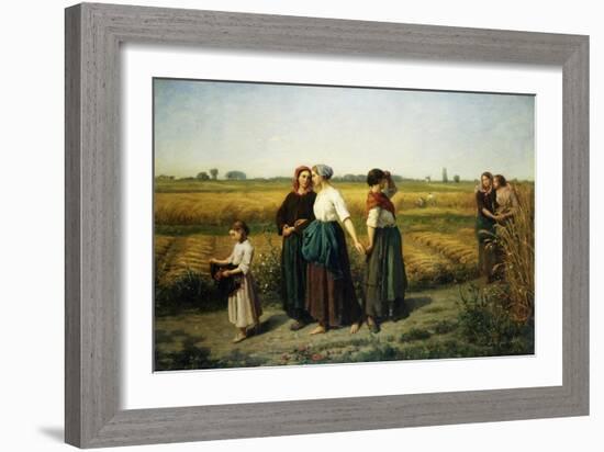 The Reapers-Jules Breton-Framed Giclee Print