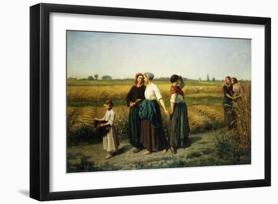 The Reapers-Jules Breton-Framed Giclee Print