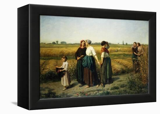 The Reapers-Jules Breton-Framed Premier Image Canvas