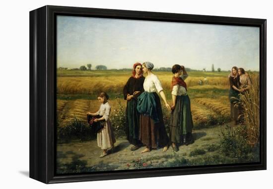 The Reapers-Jules Breton-Framed Premier Image Canvas