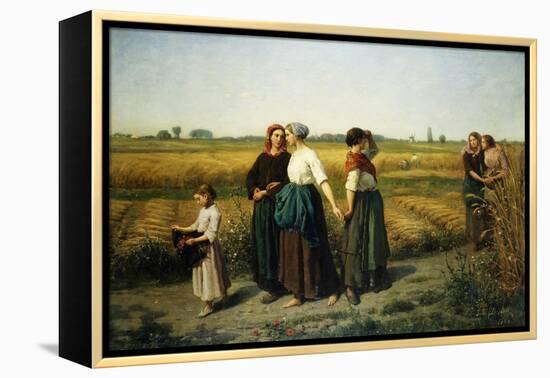The Reapers-Jules Breton-Framed Premier Image Canvas
