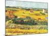 The Reaping at La Crau-Vincent van Gogh-Mounted Art Print