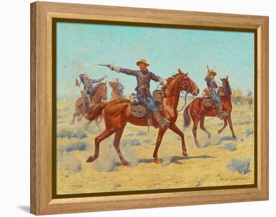 The Rear Guard, 1907-Charles Schreyvogel-Framed Premier Image Canvas