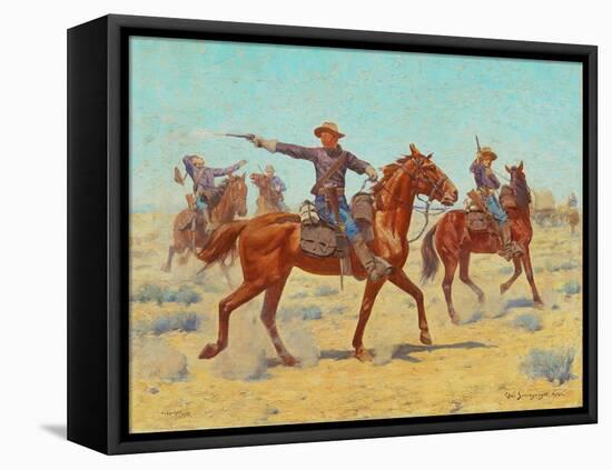 The Rear Guard, 1907-Charles Schreyvogel-Framed Premier Image Canvas