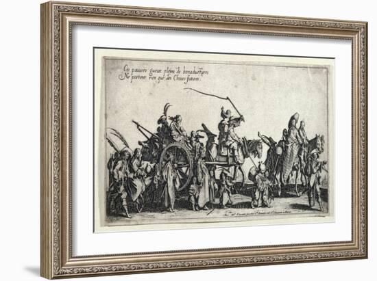 The Rear Guard-Jacques Callot-Framed Art Print