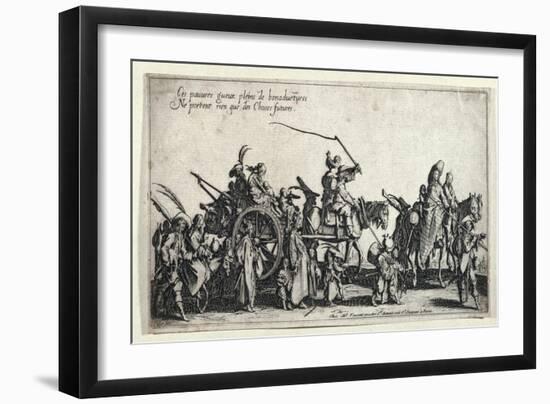 The Rear Guard-Jacques Callot-Framed Art Print
