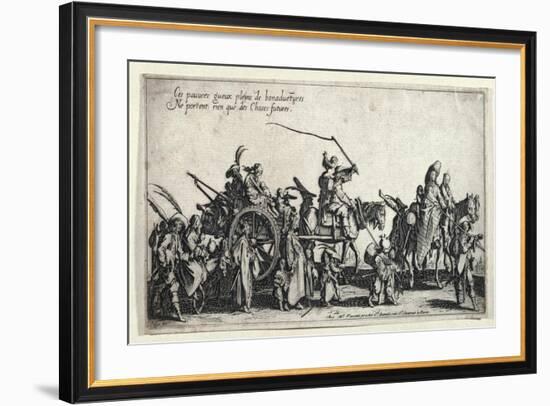 The Rear Guard-Jacques Callot-Framed Art Print