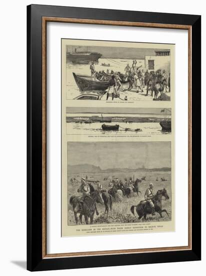 The Rebellion in the Soudan, with Baker Pasha's Expedition to Relieve Tokar-null-Framed Giclee Print