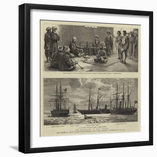 The Rebellion in the Soudan-Charles William Wyllie-Framed Giclee Print