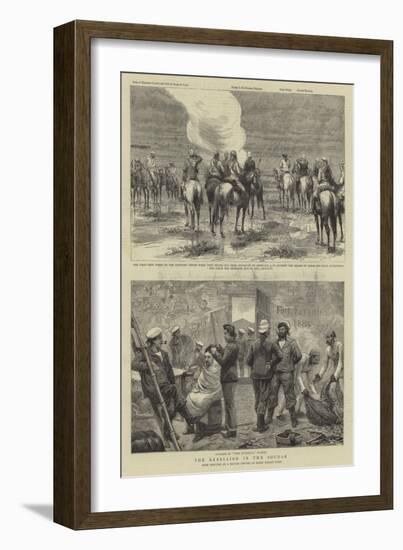 The Rebellion in the Soudan-Godefroy Durand-Framed Giclee Print