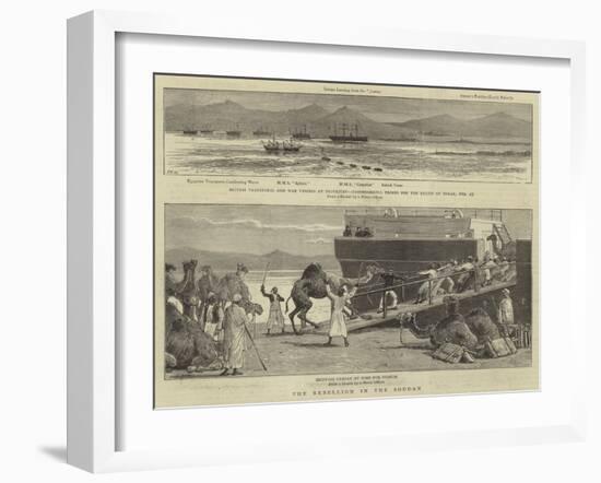 The Rebellion in the Soudan-null-Framed Giclee Print