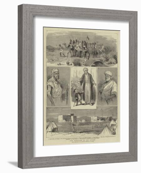 The Rebellion in the Soudan-null-Framed Giclee Print