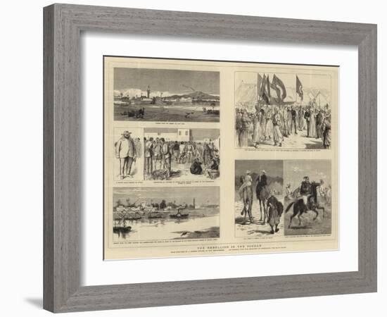 The Rebellion in the Soudan-null-Framed Giclee Print