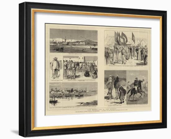 The Rebellion in the Soudan-null-Framed Giclee Print