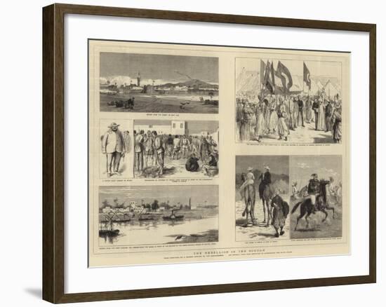 The Rebellion in the Soudan-null-Framed Giclee Print