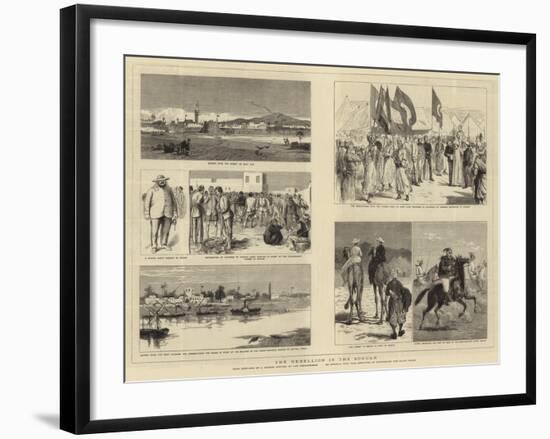 The Rebellion in the Soudan-null-Framed Giclee Print