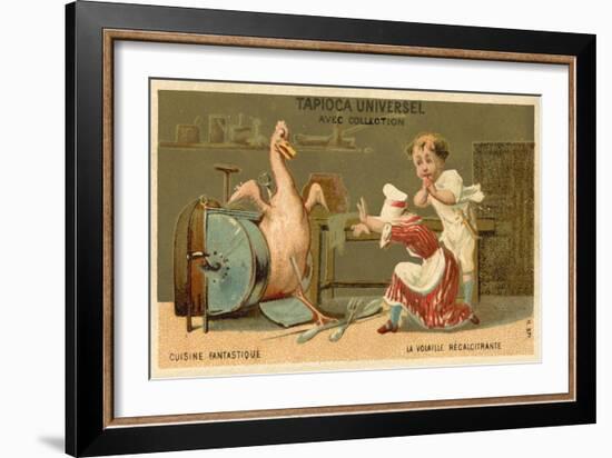 The Recalcitrant Chicken-null-Framed Giclee Print