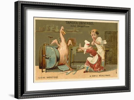 The Recalcitrant Chicken-null-Framed Giclee Print