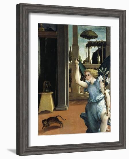 The Recanati Annunciation, Circa 1532-Lorenzo Lotto-Framed Giclee Print