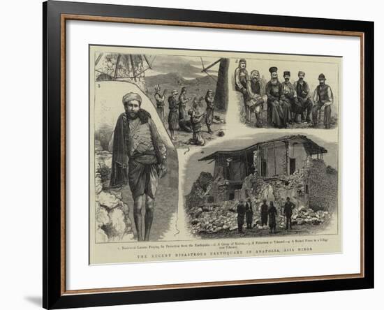 The Recent Disastrous Earthquake in Anatolia, Asia Minor-null-Framed Giclee Print