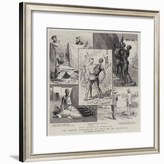 The Recent Discoveries of Gold in the Transvaal-null-Framed Giclee Print