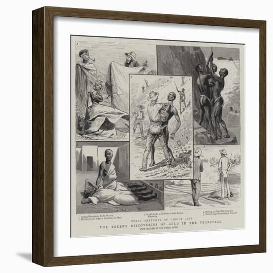 The Recent Discoveries of Gold in the Transvaal-null-Framed Giclee Print