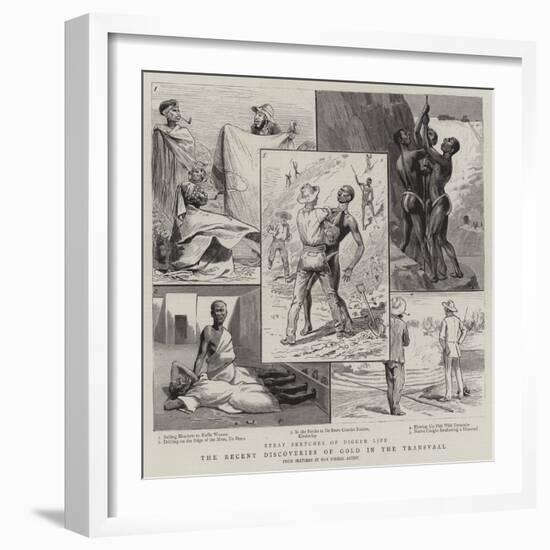 The Recent Discoveries of Gold in the Transvaal-null-Framed Giclee Print