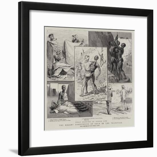 The Recent Discoveries of Gold in the Transvaal-null-Framed Giclee Print