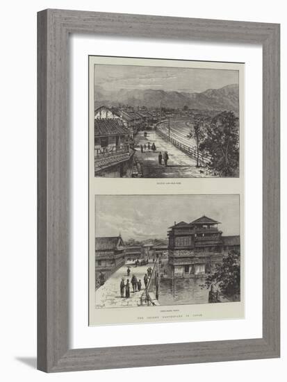 The Recent Earthquake in Japan-null-Framed Giclee Print