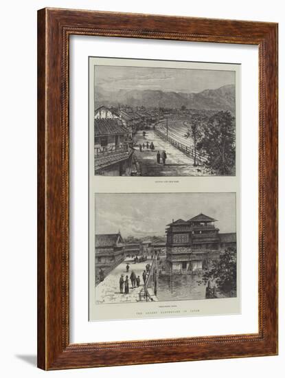 The Recent Earthquake in Japan-null-Framed Giclee Print