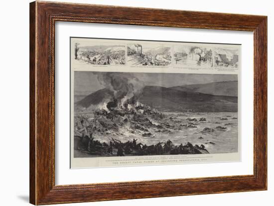 The Recent Fatal Floods at Johnstown, Pennsylvania, USA-Joseph Nash-Framed Giclee Print