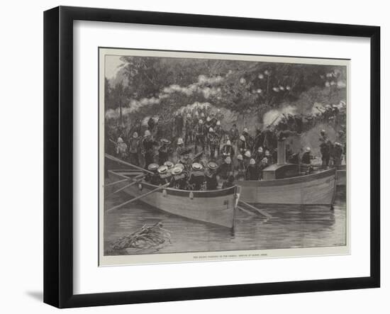 The Recent Fighting on the Gambia, Ambush at Madini Creek-Richard Caton Woodville II-Framed Giclee Print