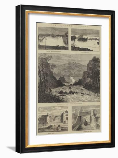 The Recent Floods-Sir John Gilbert-Framed Giclee Print