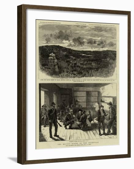 The Recent Rising in the Transvaal-Charles Edwin Fripp-Framed Giclee Print