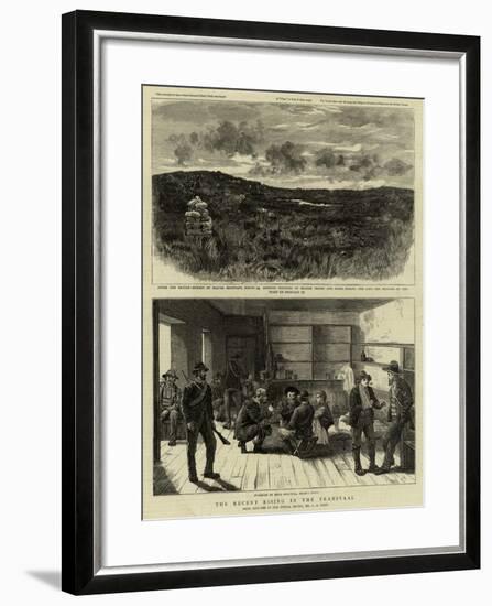 The Recent Rising in the Transvaal-Charles Edwin Fripp-Framed Giclee Print