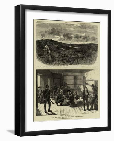 The Recent Rising in the Transvaal-Charles Edwin Fripp-Framed Giclee Print