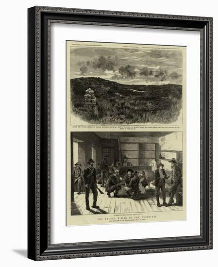 The Recent Rising in the Transvaal-Charles Edwin Fripp-Framed Giclee Print