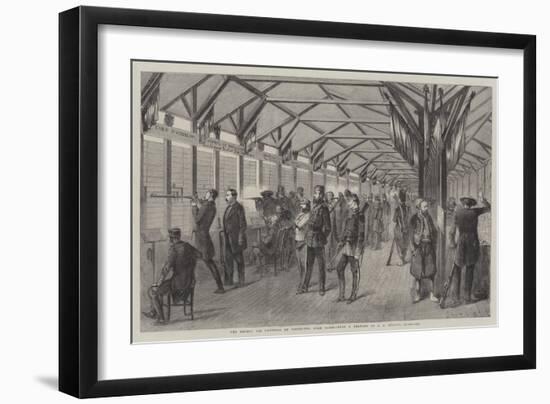 The Recent Tir National at Vincennes, Near Paris-Jean Adolphe Beauce-Framed Giclee Print