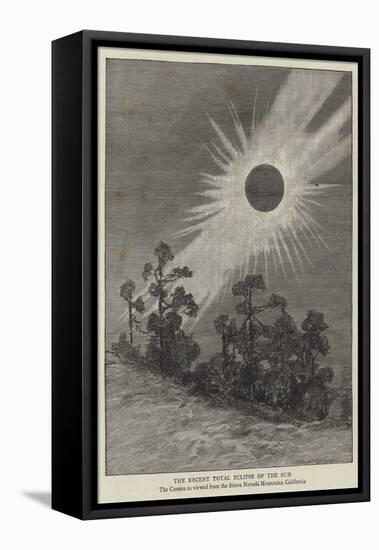 The Recent Total Eclipse of the Sun-null-Framed Premier Image Canvas