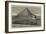 The Recent War in Egypt, Second Battalion Highland Light Infantry Picnicking at the Pyramids-null-Framed Giclee Print